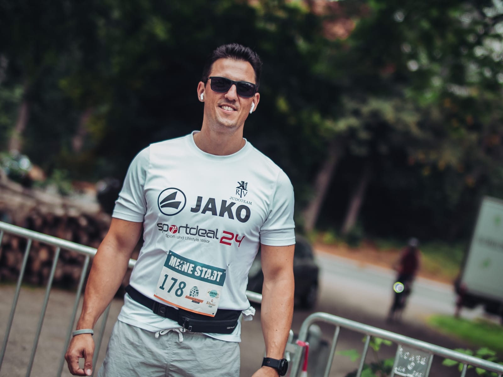 René Endres beim 10-Kilometer-Stadtlauf